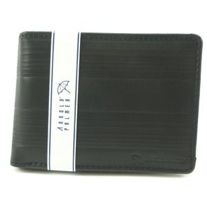 Other Arnold Palmer Leather Bifold Wallet Black Leather Short Wallet
